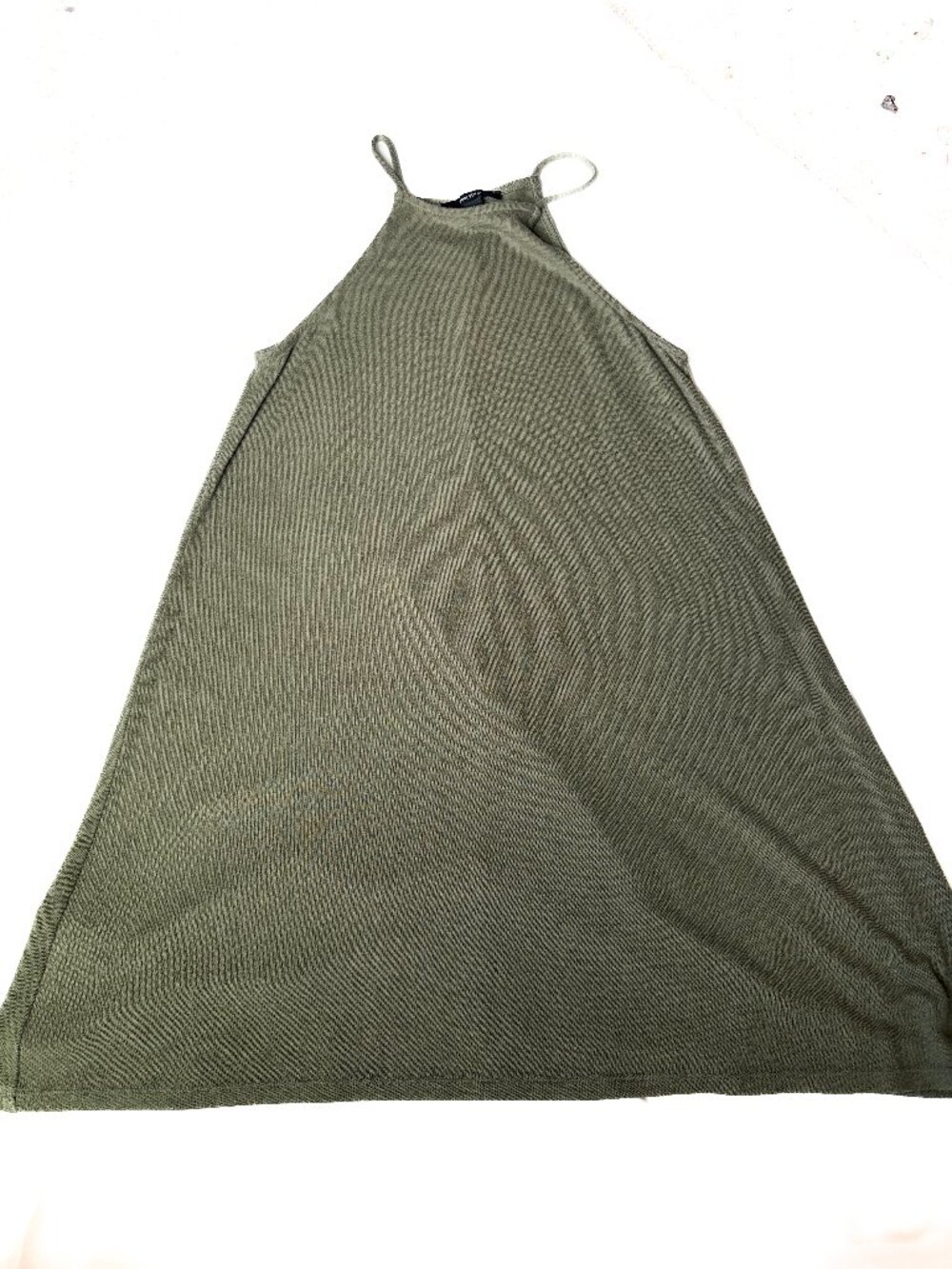 Forever 21 Olive Green Halter Swing Dress or Top